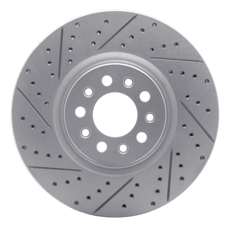 R1 14-26 Alfa Romeo Tonale Front Right Drilled & Slotted Geo-Carbon Rotor