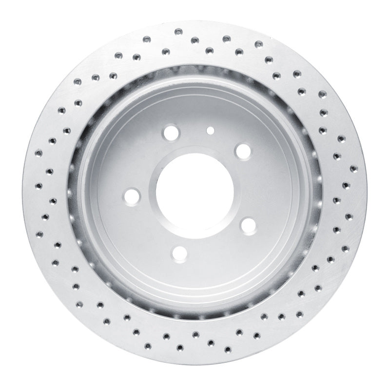 DFC 03-11 Cadillac Cts Rear Left Drilled Geoperformance Rotor