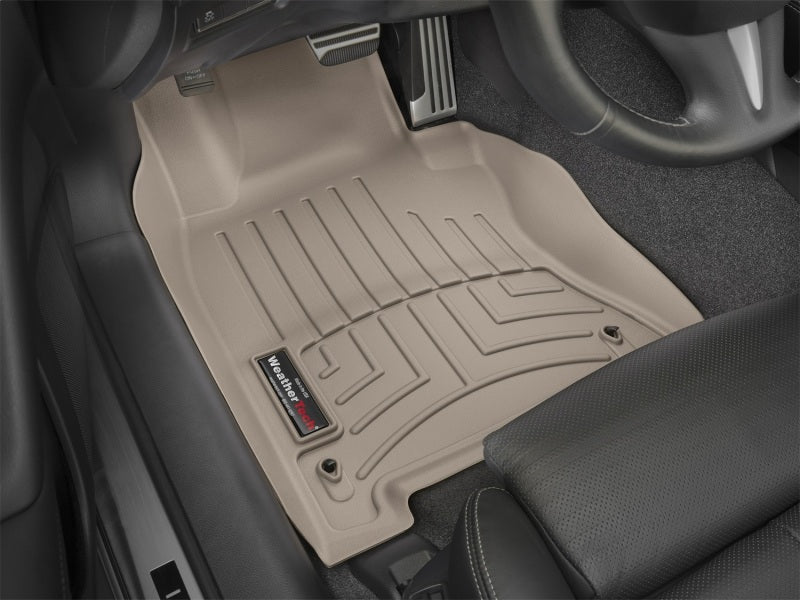 WeatherTech 14+ Infiniti Q50 Front FloorLiner - Tan