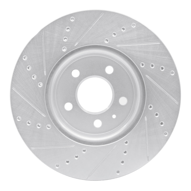 DFC 08-25 Audi A5 Sportback Front Right Drilled & Slotted Silver Brake Rotor