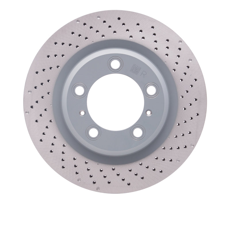 DFC 12-16 Porsche 911 Right Rear Drilled GeoSPEC Coated Rotor