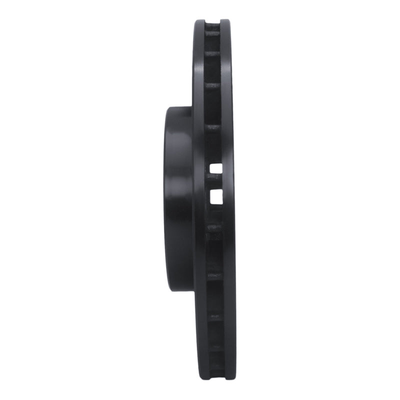 R1 87-88 Toyota Pickup Front Right Drilled & Slotted Black Brake Rotor