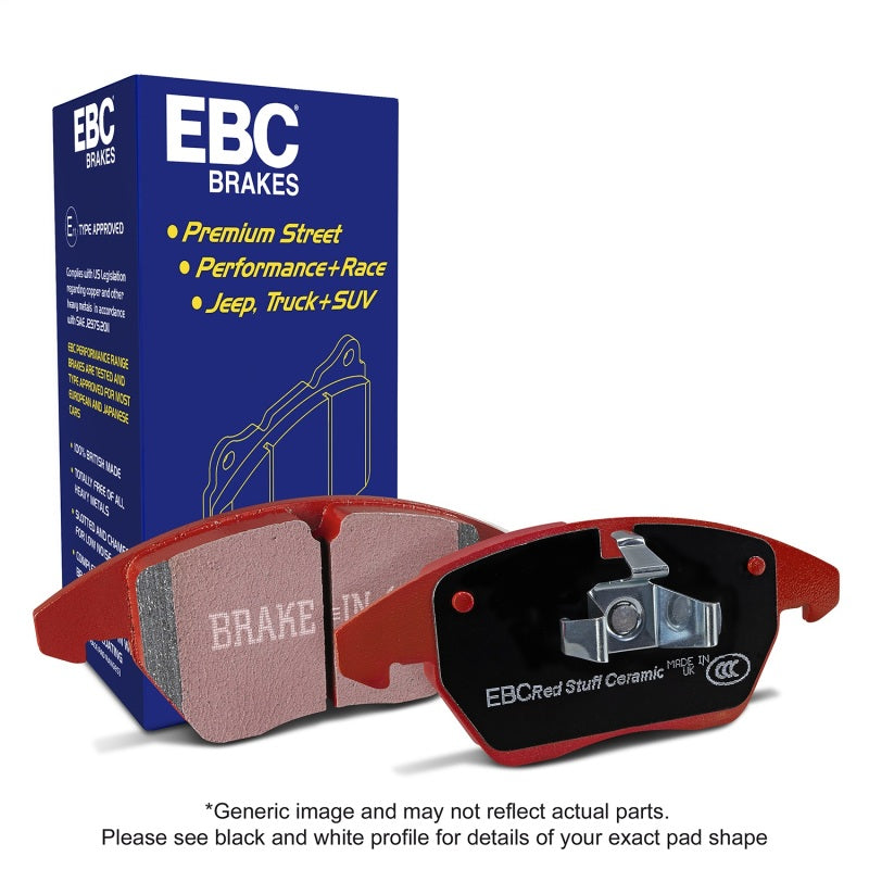 EBC 99-02 Toyota MR2 1.8 Redstuff Rear Brake Pads