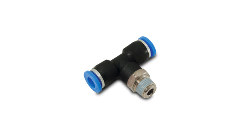 Vibrant Male Tee 1-Touch Fitting for 5/32in OD Tube (1/8in NPT)