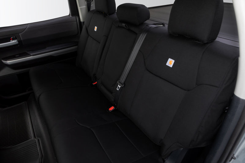 Covercraft 20-23 Toyota Tacoma Carhartt Super Dux PrecisionFit Custom Front Row Seat Covers - Black