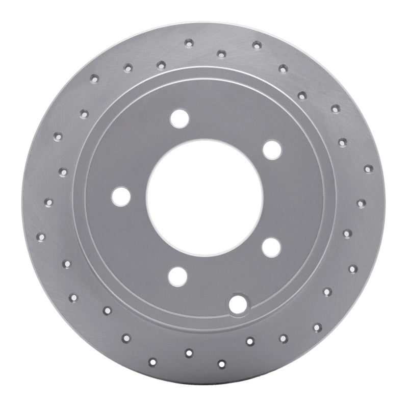 DFC 07-17 Chrysler Sebring Rear Right Drilled Geoperformance Rotor