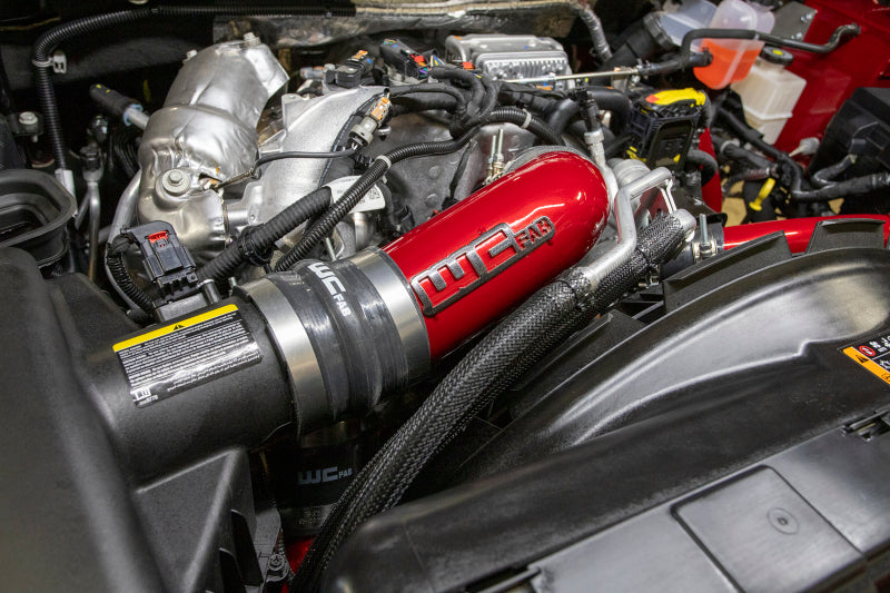 Wehrli 2020-2024 Chevrolet 6.6L L5P Duramax 4in Intake Pipe (Use w/OEM Air Box) - Bronze Chrome