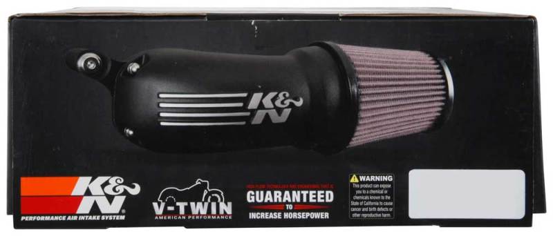 K&N 17-18 Harley-Davidson Touring Models Performance Air Intake System Silver