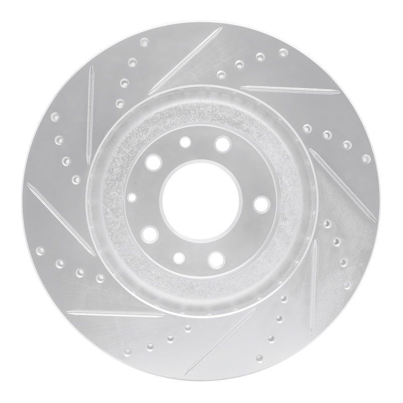 DFC 04-11 Mazda RX-8 Front Right Drilled & Slotted Silver Brake Rotor