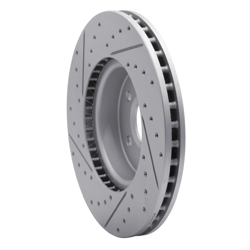 R1 13-25 Cadillac Ats Front Right Drilled & Slotted Geo-Carbon Rotor