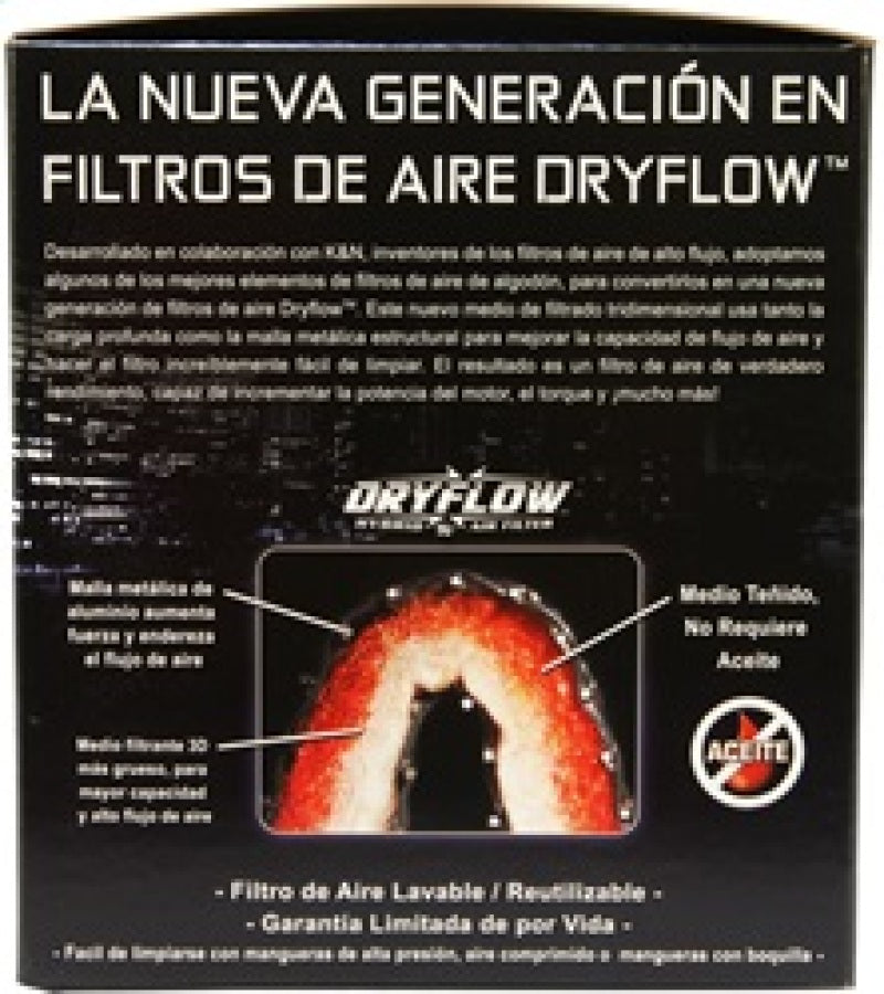 AEM Dryflow Air Filter Conical 5.5in Base OD x 4.75in Top OD x 5in Height