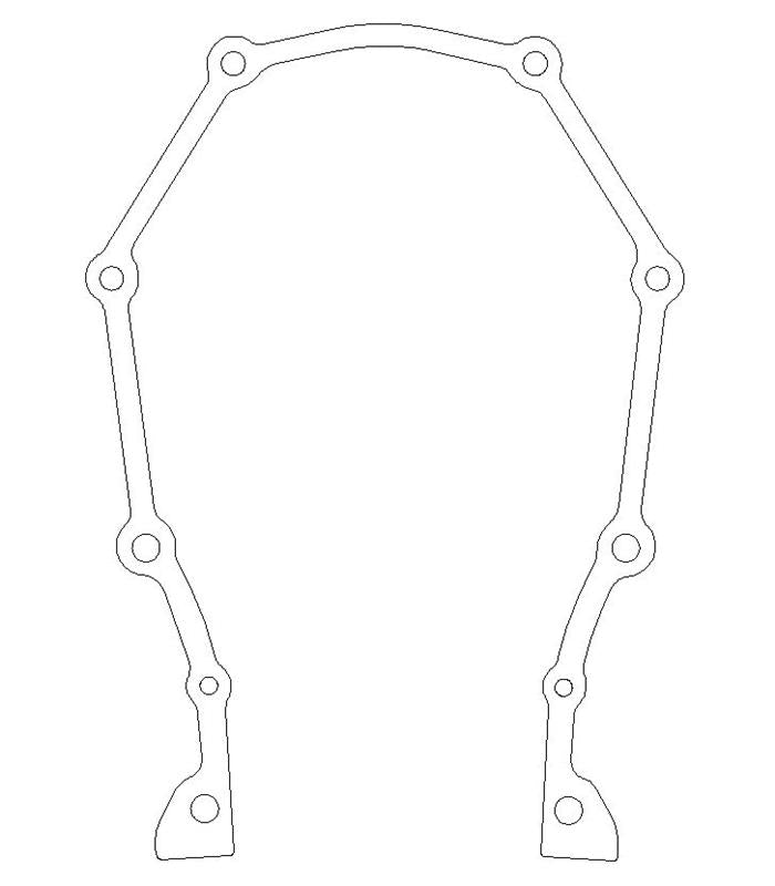 Cometic Chrysler B/RB .018in AFM Timing Cover Gasket