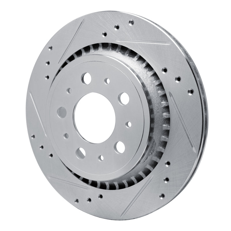 DFC 00-00 Volvo V70 Rear Left Drilled & Slotted Silver Brake Rotor