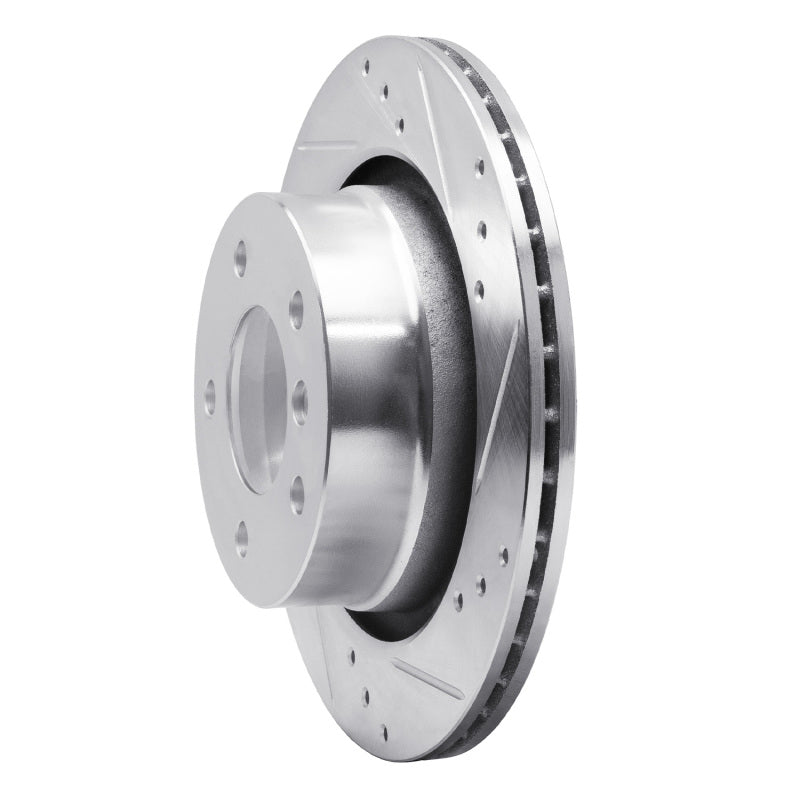 DFC 03-08 BMW Z4 Rear Right Drilled & Slotted Silver Brake Rotor