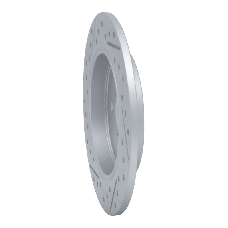 R1 09-24 Lexus CT200H Rear Right Drilled & Slotted Geo-Carbon Rotor
