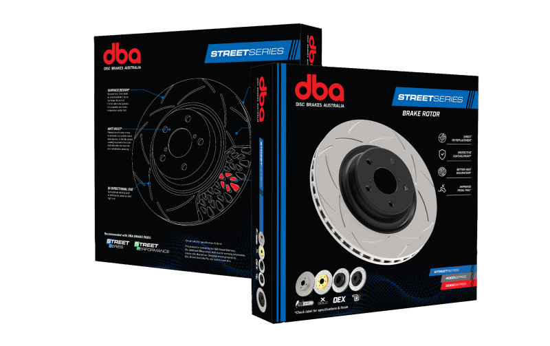DBA 07-16 BMW 328i RWD Front Slotted Street Series Rotor