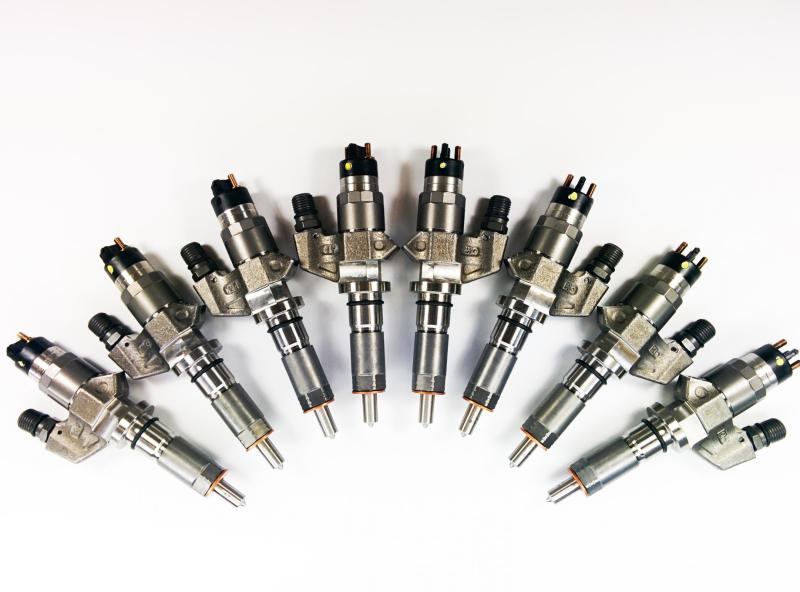 DDP 01-04 Chevrolet Duramax 6.6L LB7 Reman Injector Set - 300hp (150% Over)