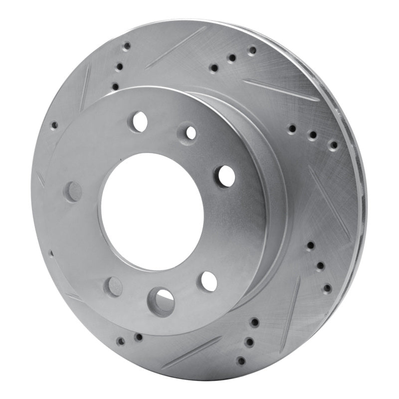 R1 02-06 Dodge Sprinter 2500 Front Left Drilled & Slotted Silver Brake Rotor