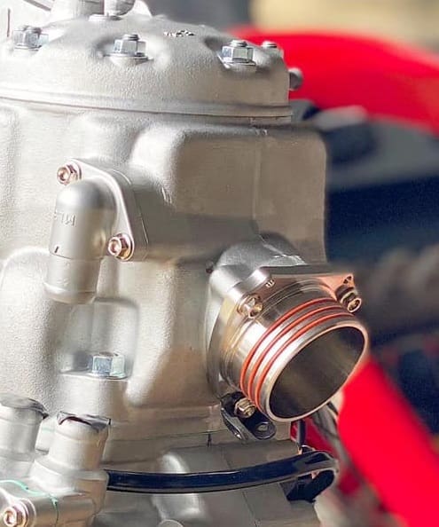 ’85-’01 CR500 - 304 Stainless Steel “HORSEPOWER” Exhaust Manifold image 2