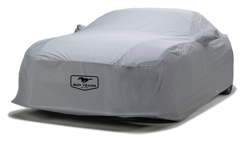 Covercraft 85-86 Mustang Custom WeatherShield HP Car Cover with Mustang 60th Anniversary logo