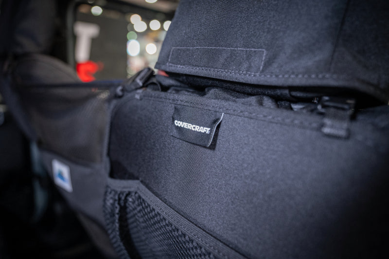 Covercraft 18-23 Wrangler JL 2dr Bucket Endura Jeep Logo SeatSaver Custom Front Row Seat Covers