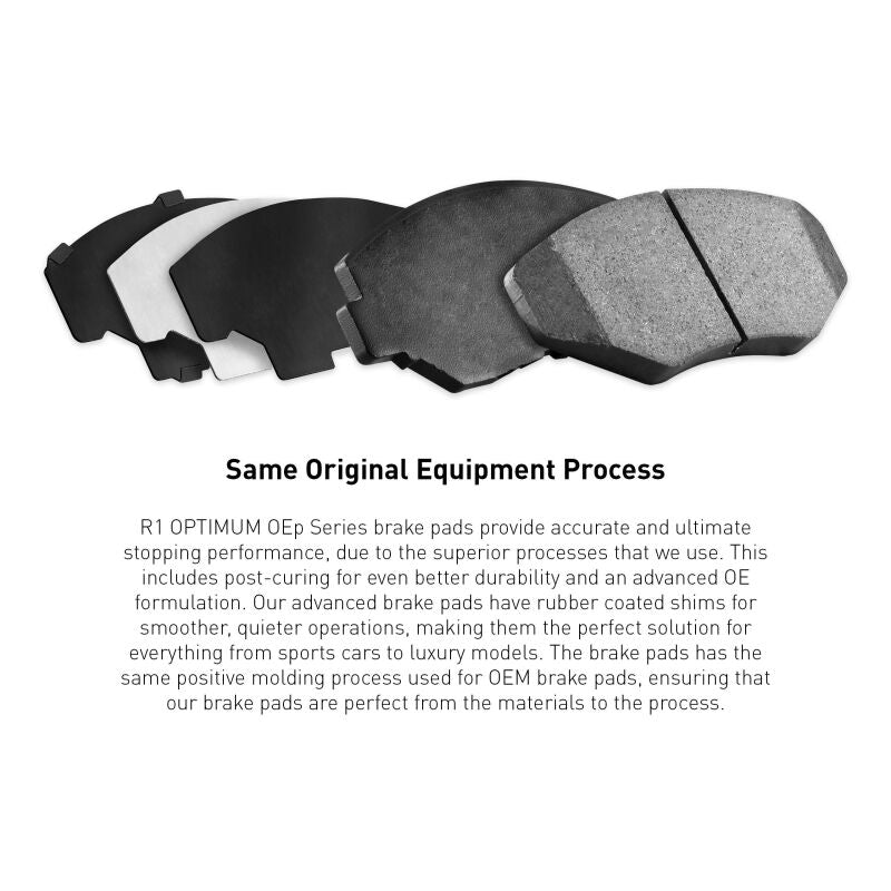 R1 16-22 Hyundai Tucson Front R1 Optimum OE Brake Pads