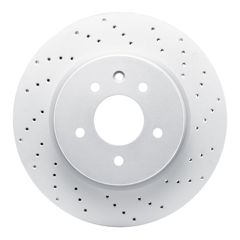 R1 00-06 Jaguar XKR Rear Drilled GeoSPEC Coated Rotor