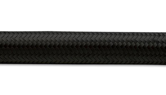 Vibrant -20 AN Black Nylon Braided Flex Hose (10 foot roll)