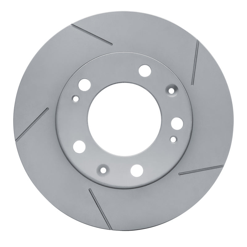 R1 82-85 Porsche 928 Left Front Slotted Carbon Alloy GeoMET Rotor
