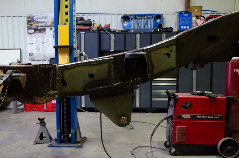 Rust Buster 06-10 Hummer H3 Leaf Spring Frame Section - Right