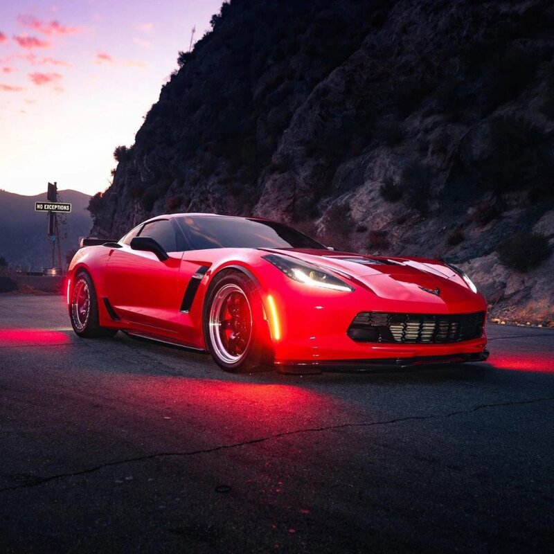 Oracle Chevrolet Corvette C7 Concept Sidemarker Set - Clear - No Paint