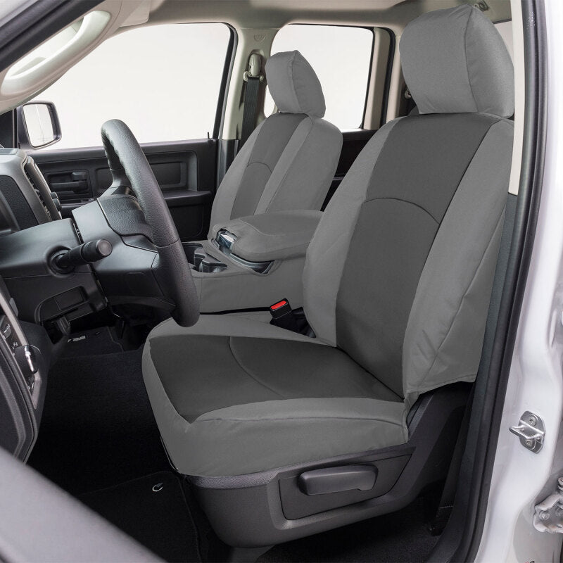 Covercraft 21-24 Ford Expedition Endura PrecisionFit Custom Front Row Seat Covers - Charcoal/Silver