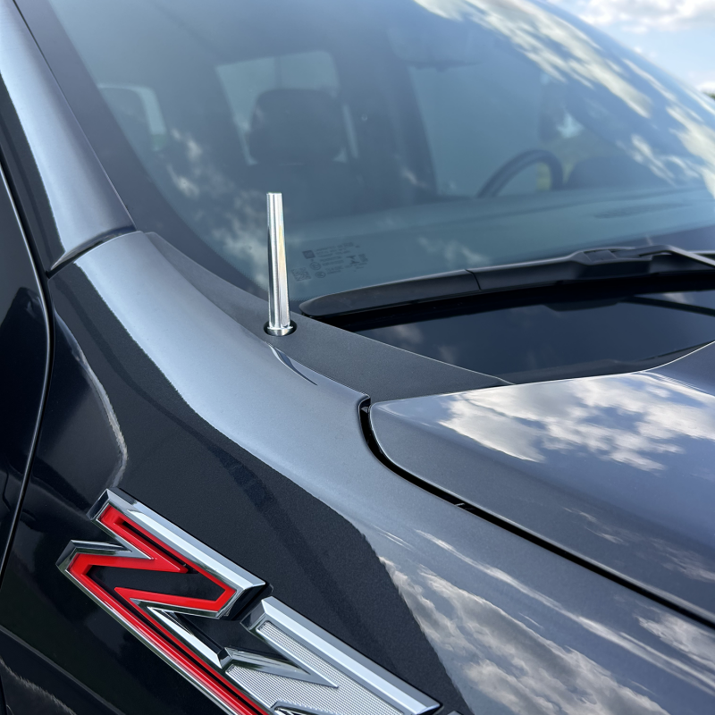 Wehrli 07.5-19 Chevrolet 6.6L Duramax Billet TIG Torch Stubby Antenna - Bronze Chrome