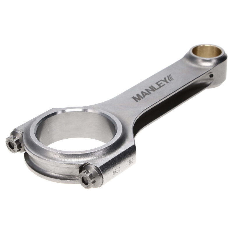 Manley Ford 2.0L EcoBoost H Beam Connecting Rod w/ .886 inch Wrist Pins ARP 2000 Rod Bolts - Single