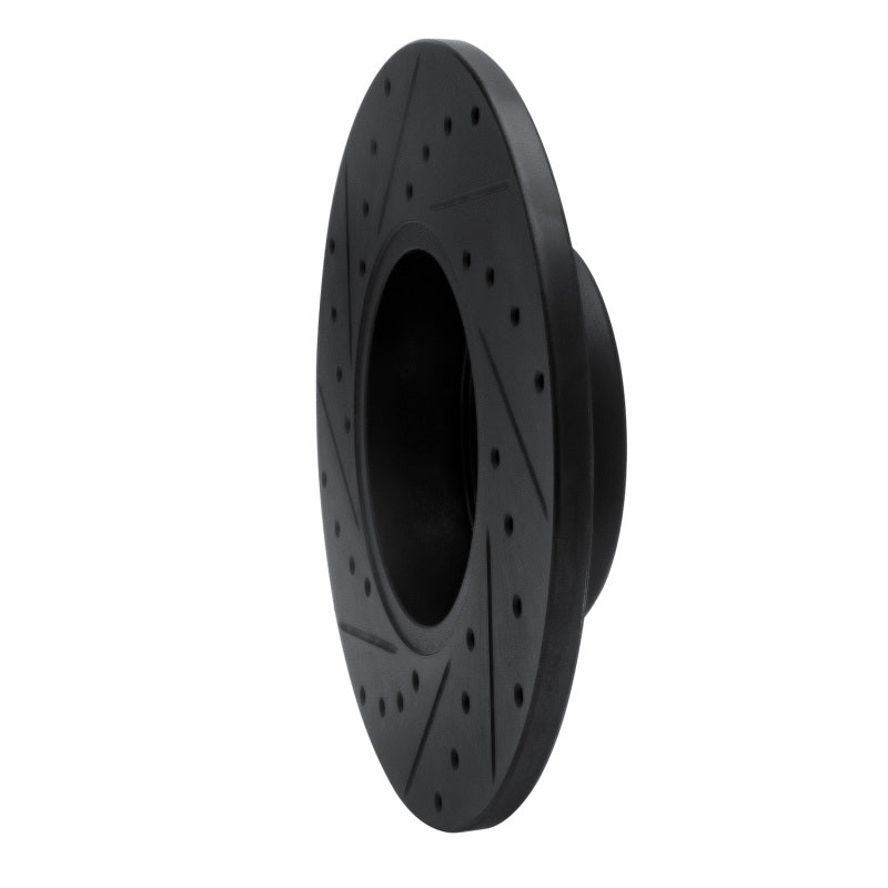 R1 67-70 American Motors Javelin Front Right Drilled & Slotted Black Brake Rotor