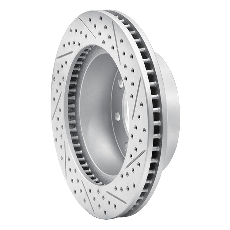 R1 03-08 Dodge Ram 1500 Pickup Front Left Drilled & Slotted Geo-Carbon Rotor