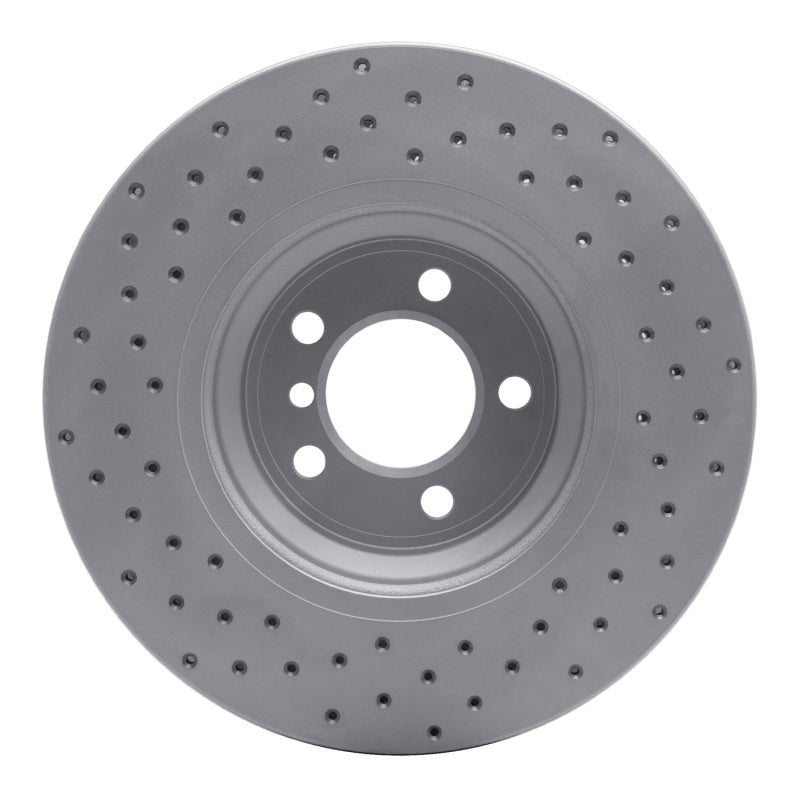 DFC 02-08 BMW 760Li Front Right Drilled Geoperformance Rotor
