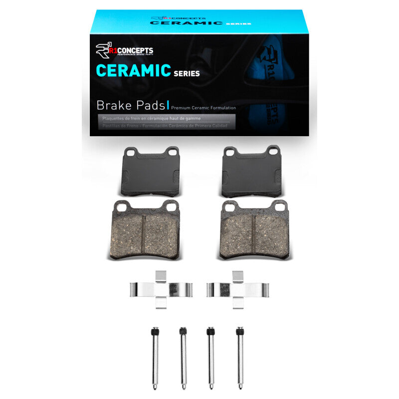 R1 1983-1989 Mercedes-Benz 190E Rear R1 Ceramic Pads & Hardware Kit