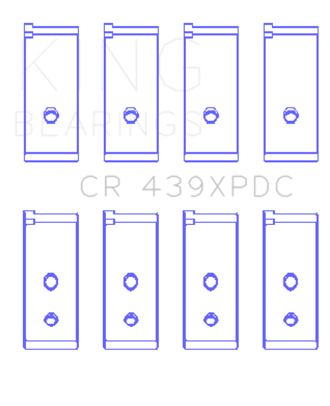 King Engine Bearings Honda B18A1/B18B1 pMaxKote Performance Rod Bearing Set