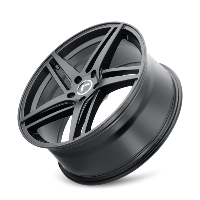 Kraze KR195 Milano 20x8.5 / 5x120 BP / 38mm Offset / 74.1mm Hub Satin Black Wheel