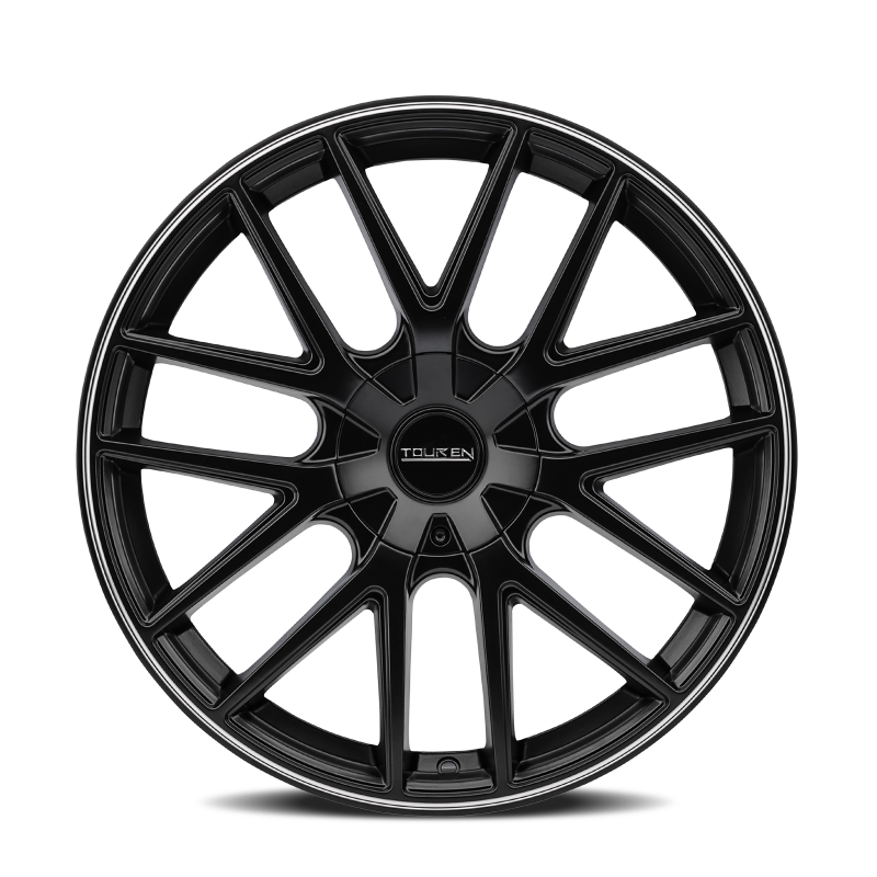 Touren 3260 TR60 16x7 / 5x100/114.3 BP / 42mm Offset / 72.62mm Hub Matte Black Machined Wheel