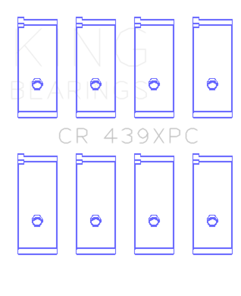 King Engine Bearings Honda B18A1/B18B1 pMaxKote Performance Rod Bearing Set