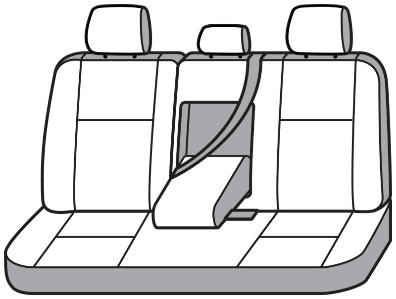 Covercraft 15-24 Ford Edge Carhartt Super Dux PrecisionFit Custom Second Row Seat Covers - Black