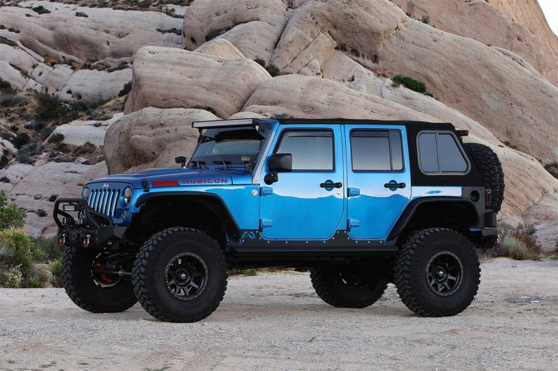 Fabtech 07-18 Jeep JK 4WD 2/4-Door Long 3in/5in Long Travel Box Kit