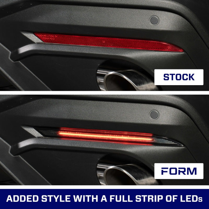 Form Lighting 2018+ Mustang LED Rear Reflector Red (Pair)