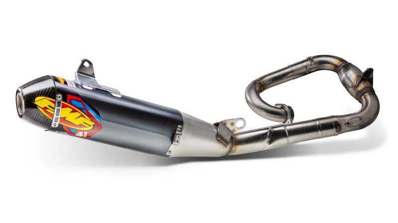 FMF Racing 26+ Yamaha YZ450F Factory Alum. 4.1 RCT w/ Carbon Cap - Complete System w/ MB Header