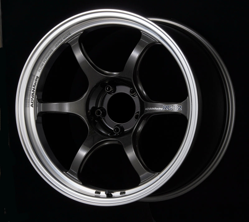 Advan RG-D2 18x8.0 +44 5x114.3 Machining and Black Gunmetallic Wheel