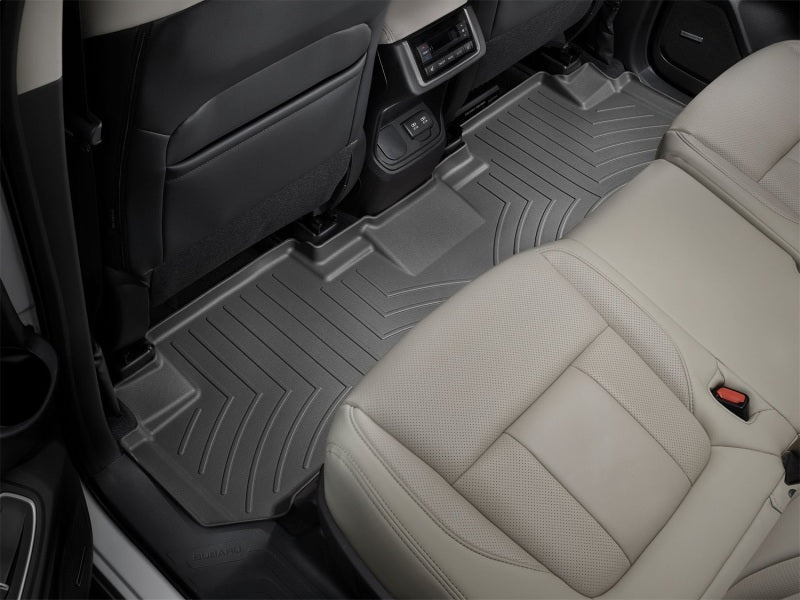 WeatherTech 2019+ Subaru Ascent (2nd Row Bench Seat) Rear FloorLiner - Black