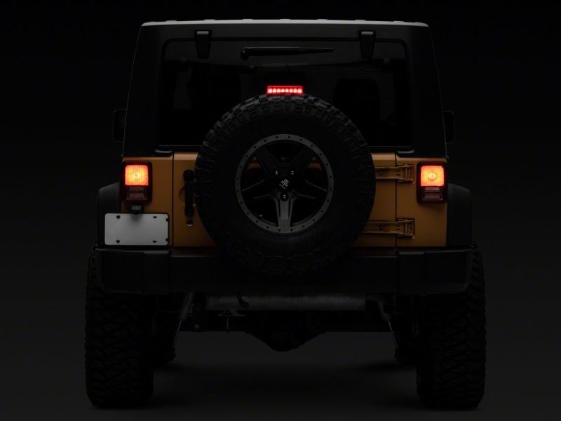 Raxiom 07-18 Jeep Wrangler JK Axial Series Hyper Flash LED Third Brake Light- Red