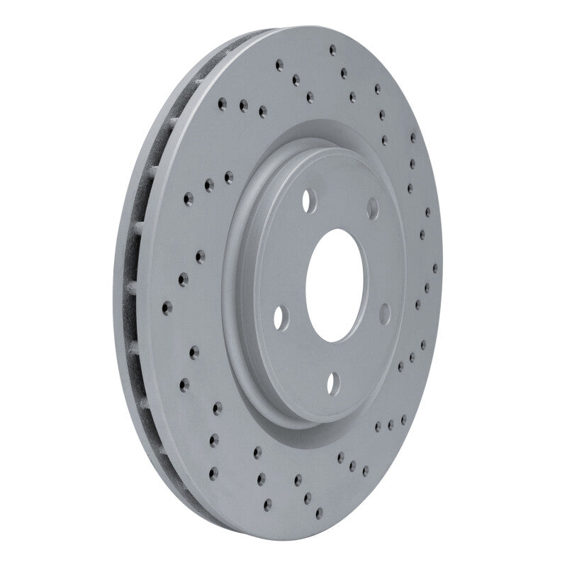 DFC 12-25 Chrysler Town & Country Front Right Drilled Geoperformance Rotor